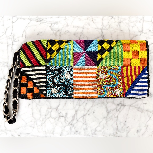 Colorful Beaded Clutch - Picture 4 of 4